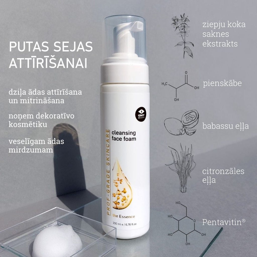 Putas sejas attīrīšanai (Cleansing face foam), 200ml