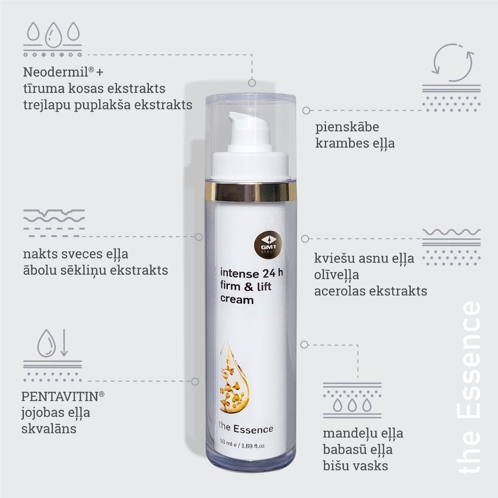 24h intensīvi formējošs liftinga sejas krēms (Intense 24h firm & lift cream), 50ml