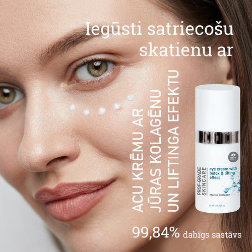Acu krēms ar botoksa efektu - iegūsti mirdzošu skatienu