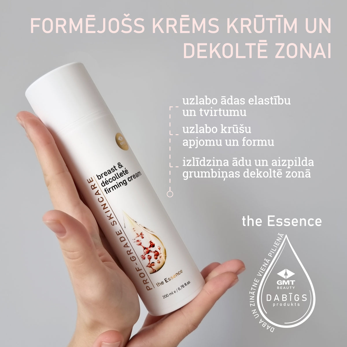 Formējošs krēms krūtīm un dekoltē zonai (Breast & décolleté firming cream), 200ml